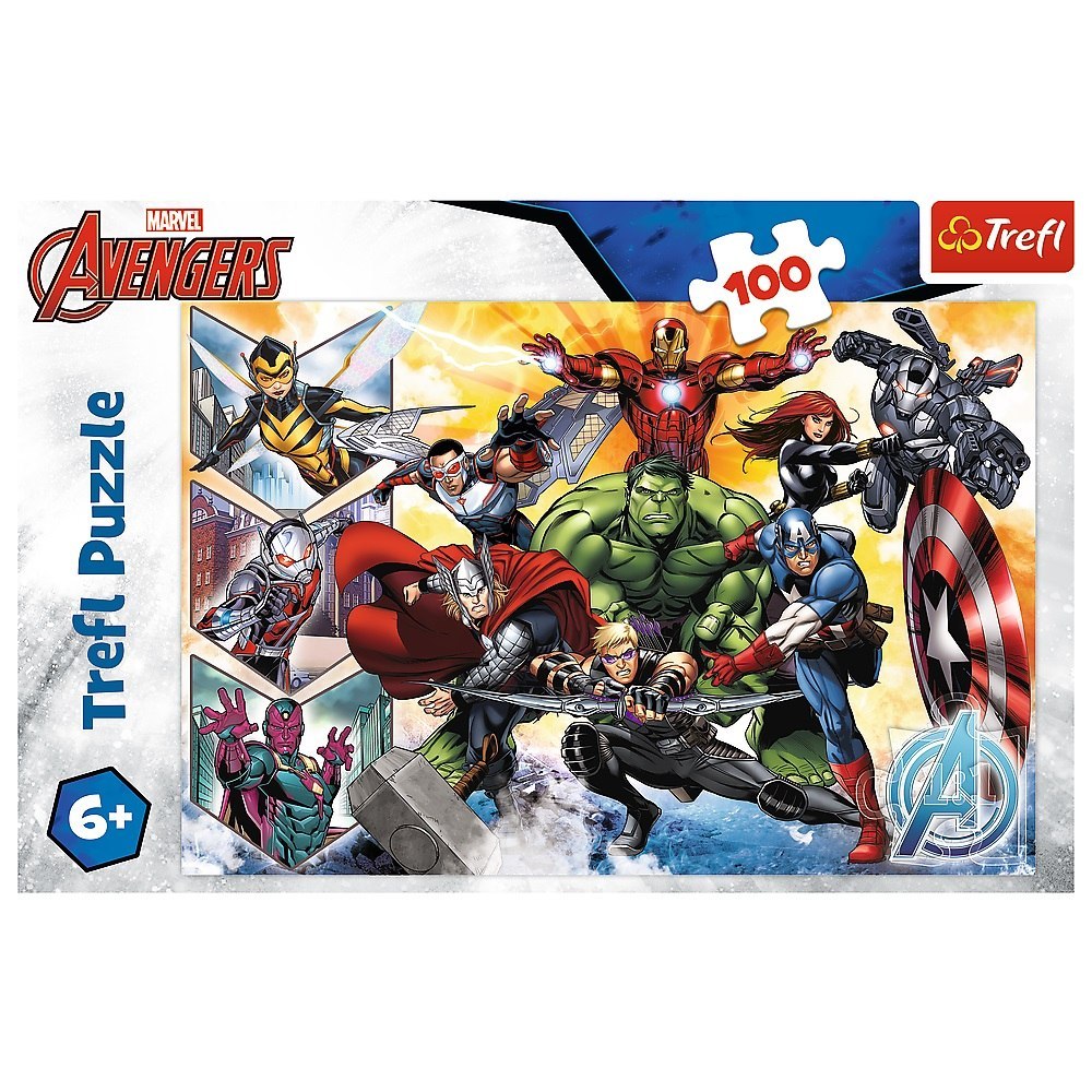 PUZZLE 100 PIÈCES POWER OF THE AVENGERS TREFL 16431 TREF
